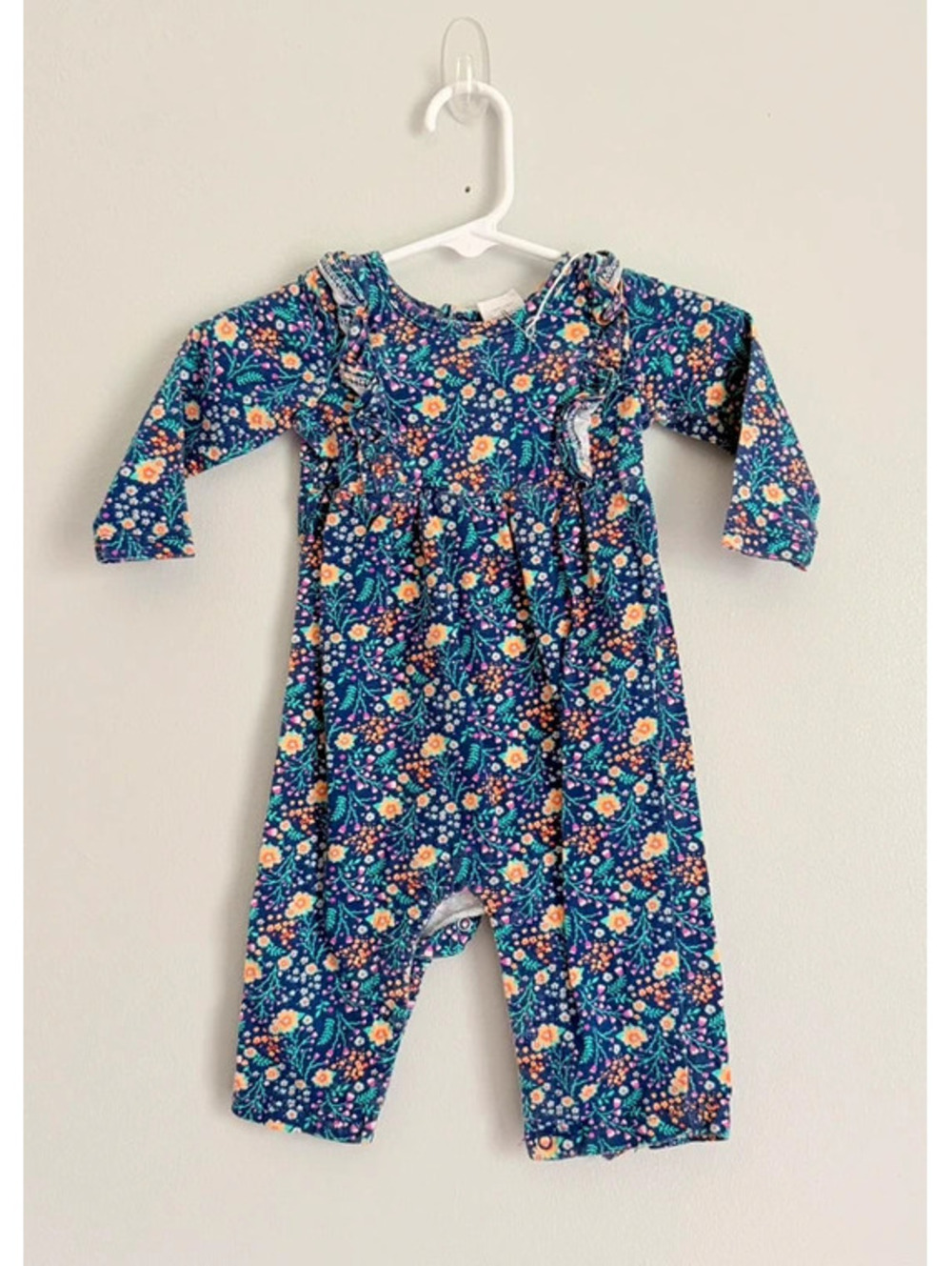 Starting Out Floral Ruffle Romper 6M VGUC